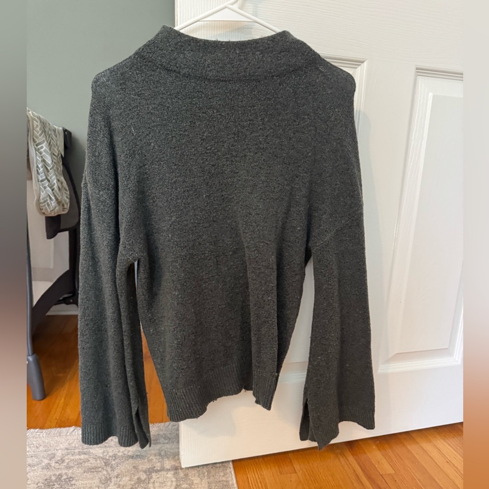 BP Charcoal mock Turtleneck Sweater